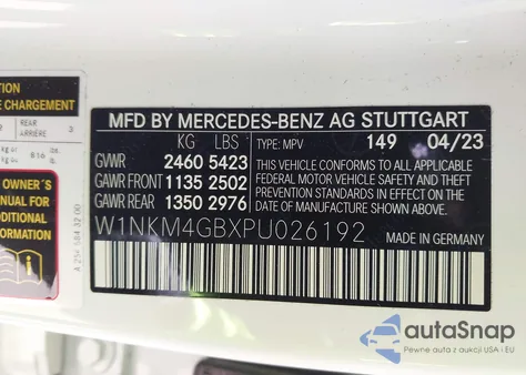 2023 Mercedes-Benz Glc 300 Suv z USA, uszkodzony, nr VIN W1NKM4GBXPU026192